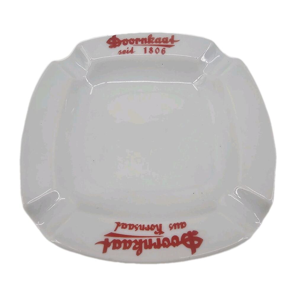 Vintage German Doornkaat Porcelain Ashtray Bavaria Beer Brewery Bar Collectible